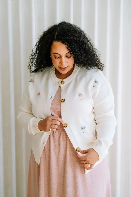 Cardigan Martine floral made by Boutique Elena