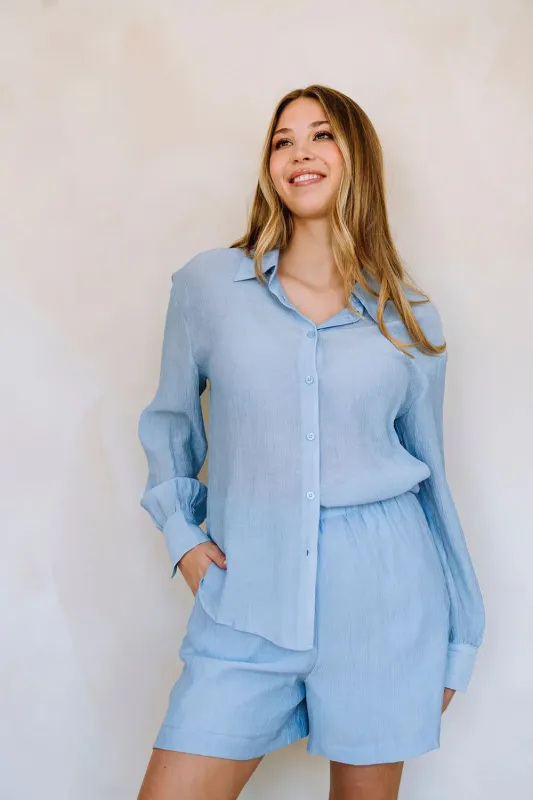 Chemise Marina océan made by Boutique Elena