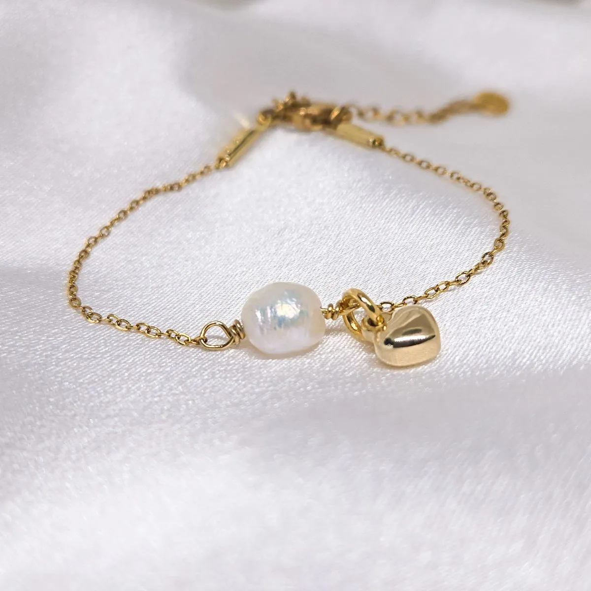 Bracelet Adulte Coeur Vaillant Or sold by Boutique Elena