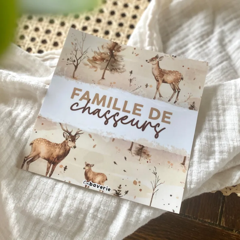 Autocollant Voiture « Famille De Chasseurs » made by Boutique Elena