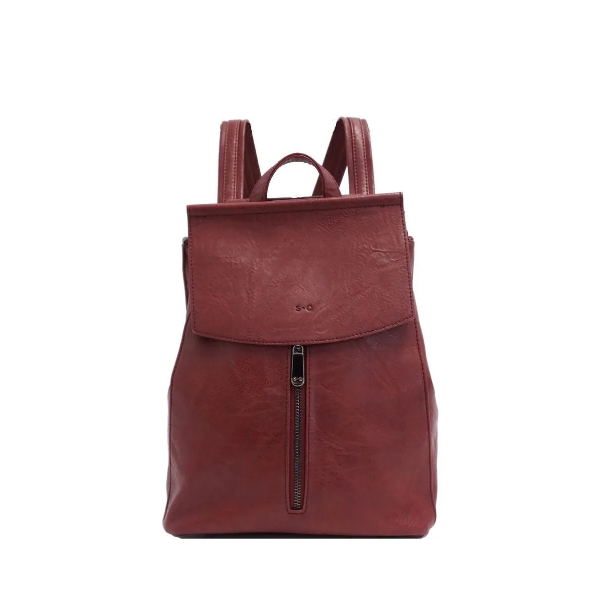 Sac À Dos Convertible Chloe Burgundy sold by Boutique Elena
