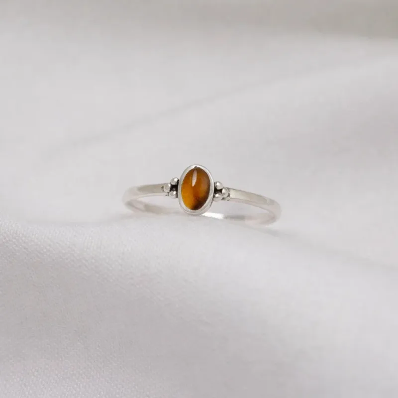 Bague L'Oeil De Tigre made by Boutique Elena