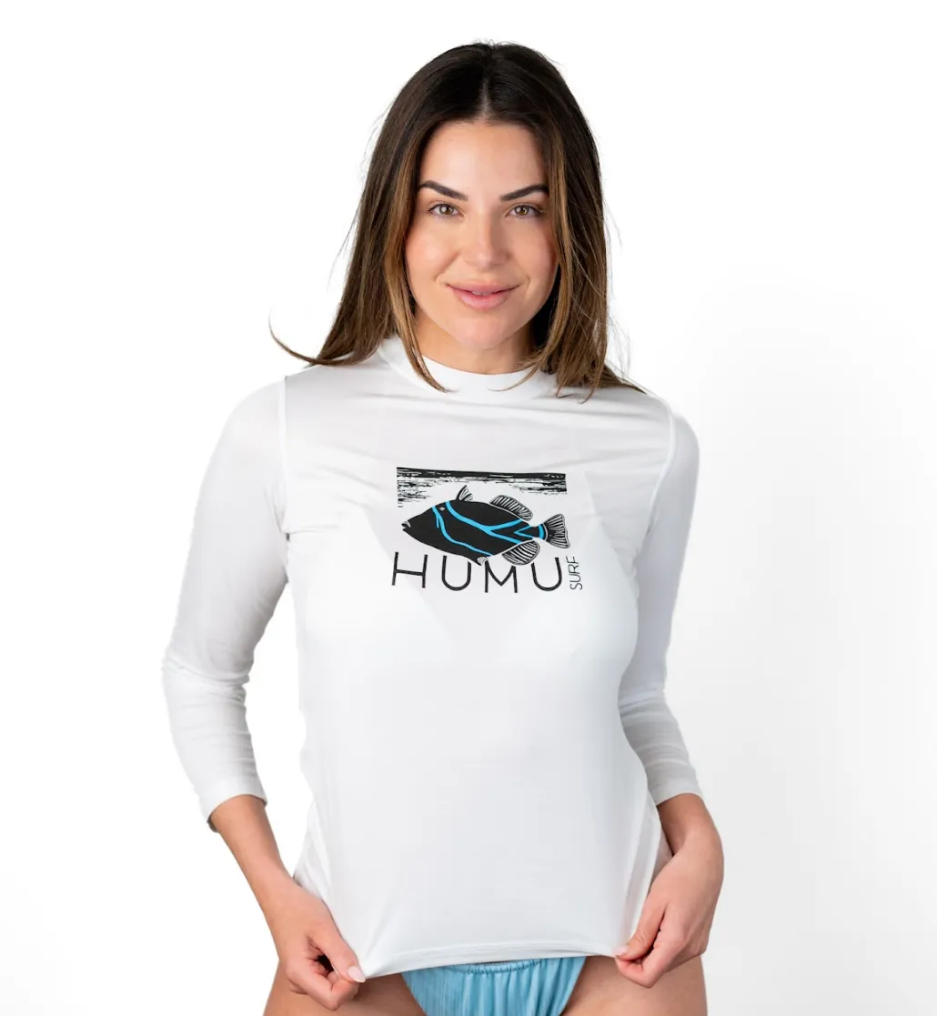 Women's Woody Long Sleeve Performance Sunshirt sold by Humu Surf product image thumbnail 2