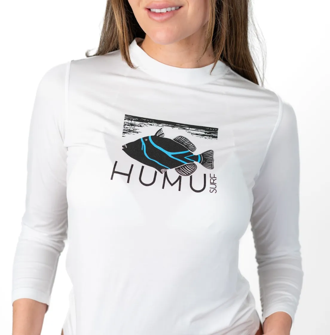 Women's Woody Long Sleeve Performance Sunshirt sold by Humu Surf product image thumbnail 4
