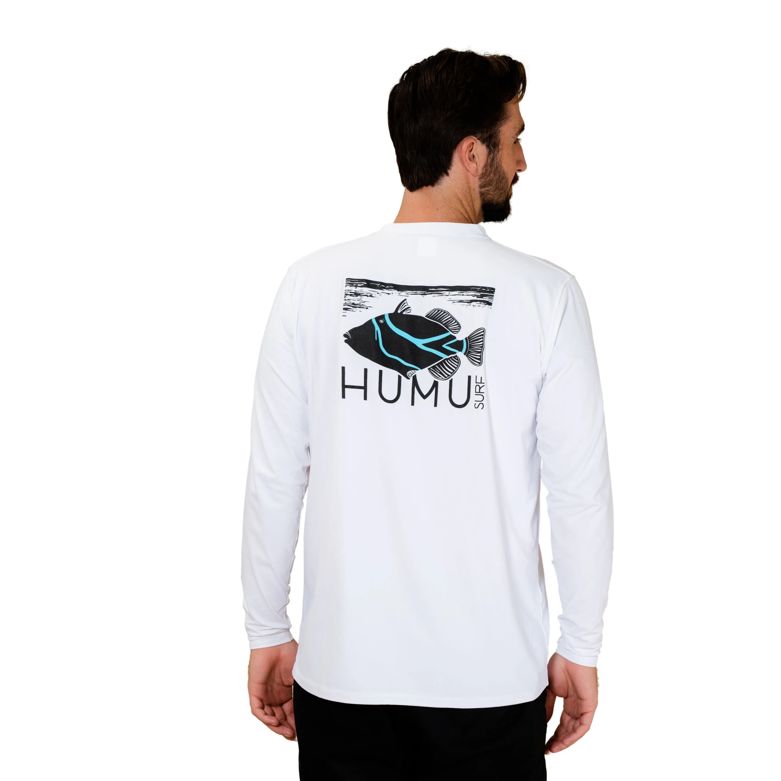 Men's Woody Long Sleeve Performance Sunshirt sold by Humu Surf product image thumbnail 2