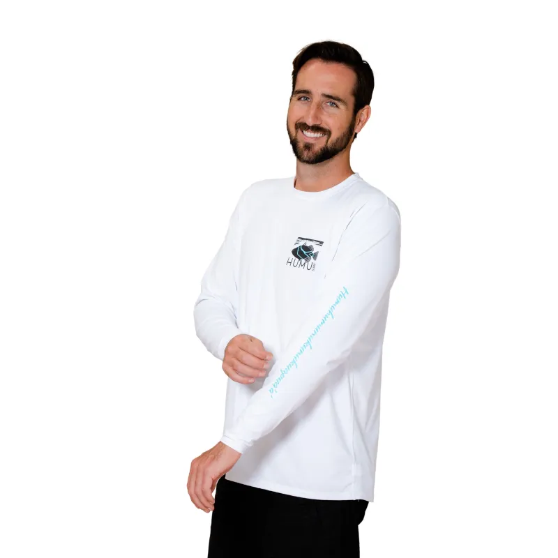 Men's Woody Long Sleeve Performance Sunshirt sold by Humu Surf