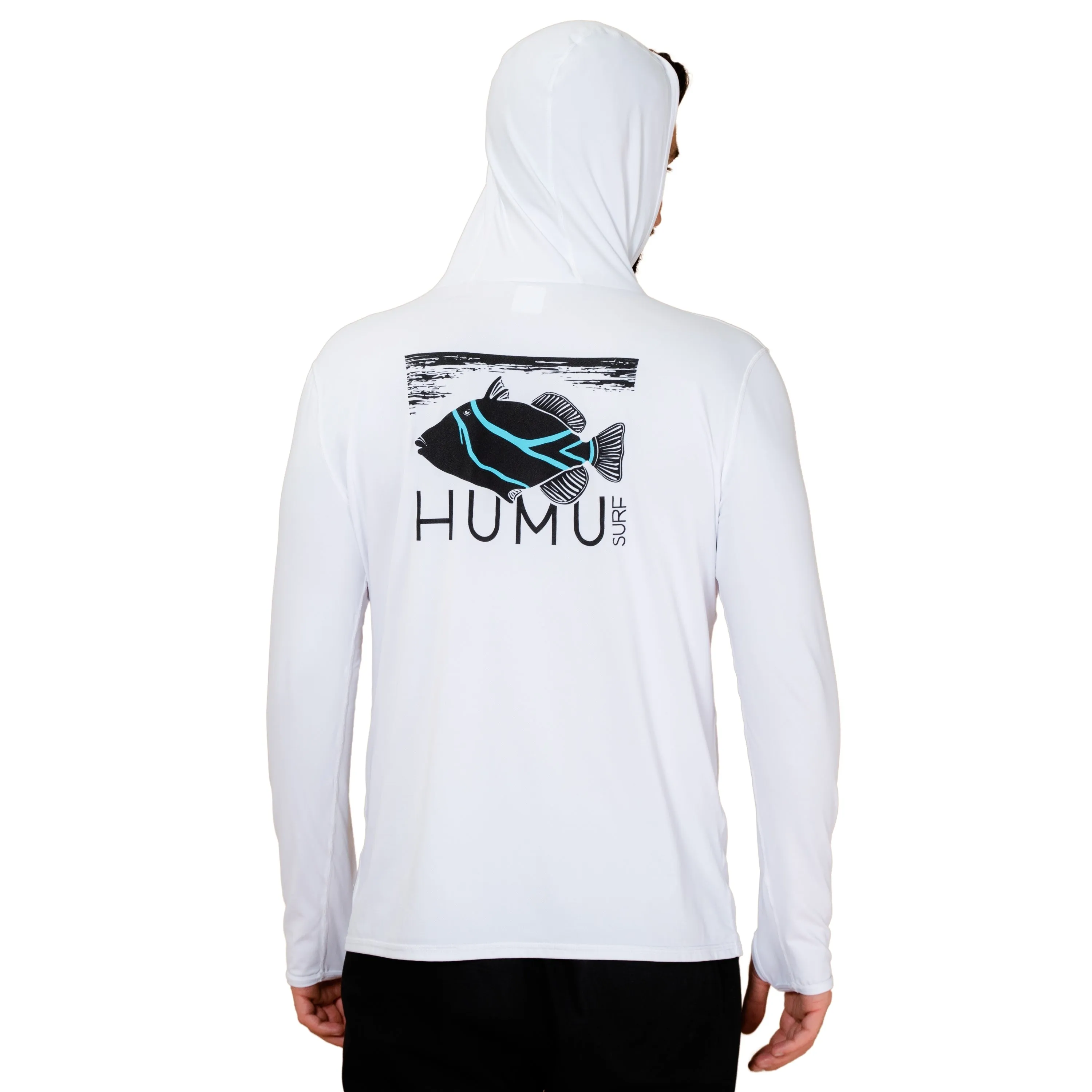 Men's Woody Long Sleeve Performance Hoody sold by Humu Surf product image thumbnail 3