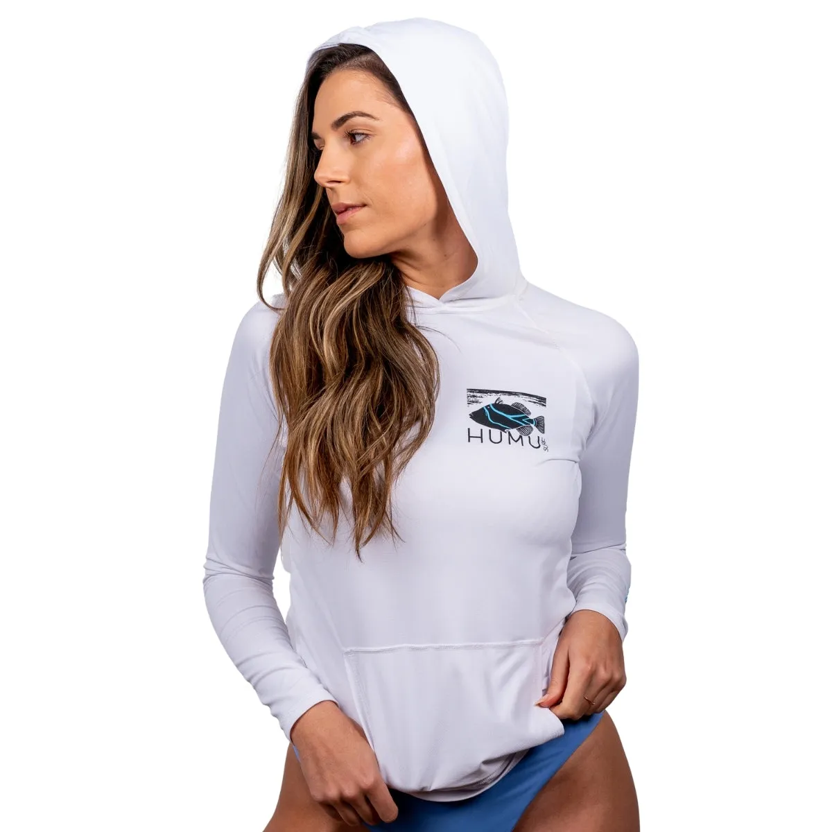 Women's Woody Long Sleeve Performance Hoody sold by Humu Surf product image thumbnail 4