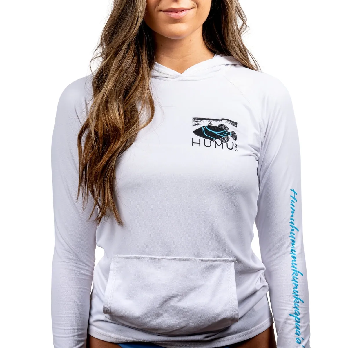 Women's Woody Long Sleeve Performance Hoody sold by Humu Surf