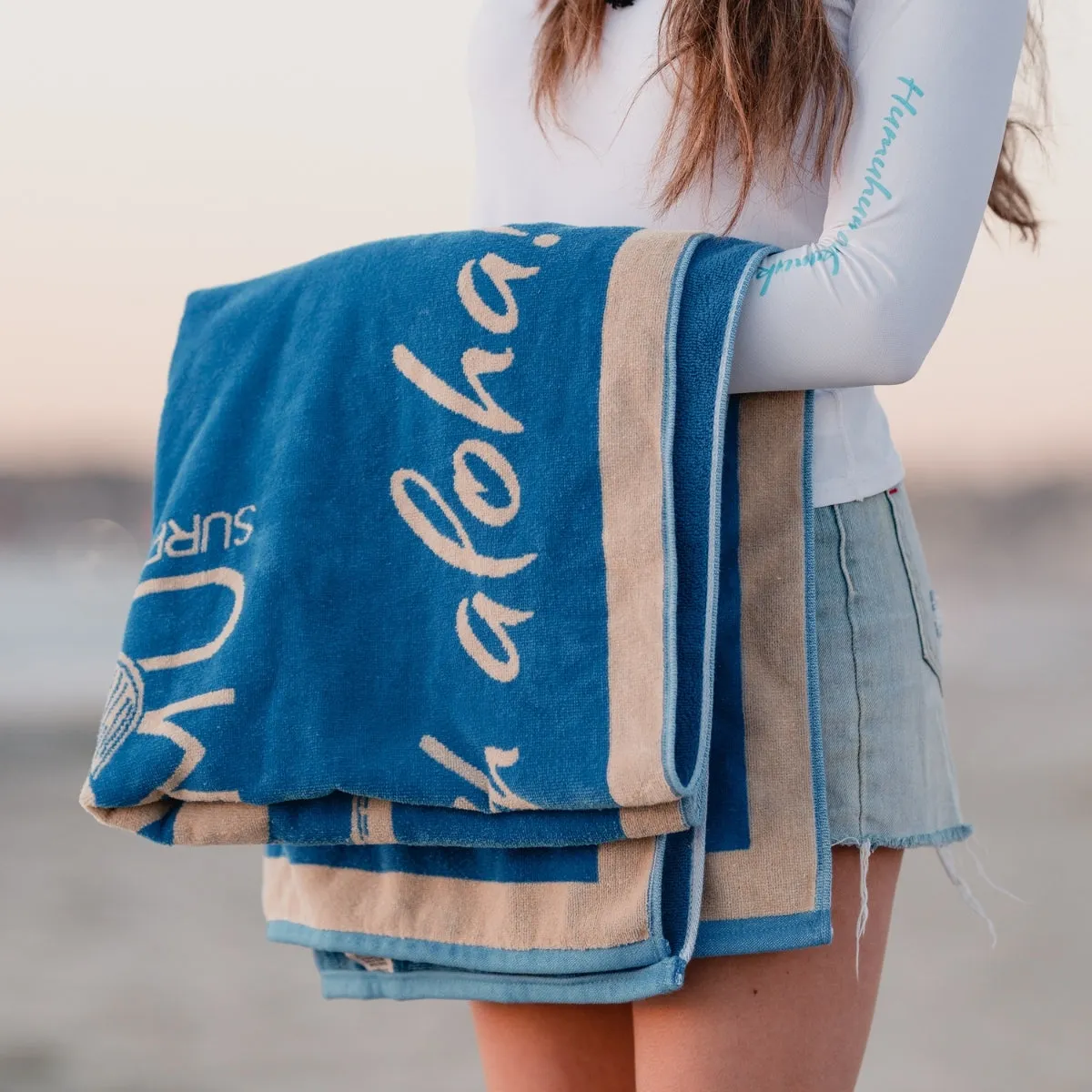 'Live with Aloha" Beach Towel sold by Humu Surf product image thumbnail 3