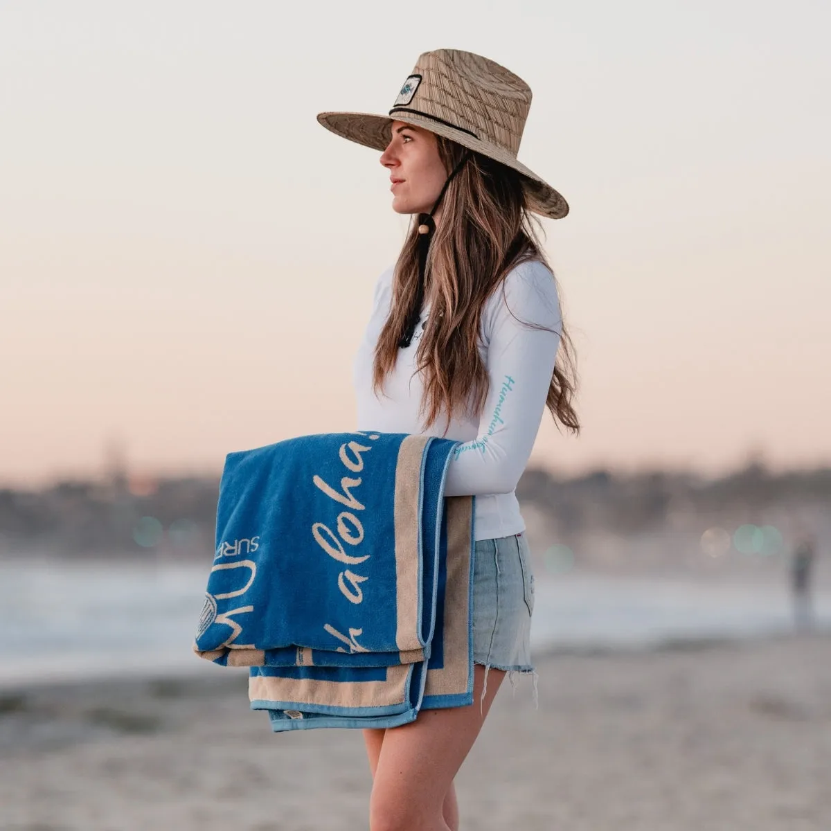 'Live with Aloha" Beach Towel sold by Humu Surf product image thumbnail 5