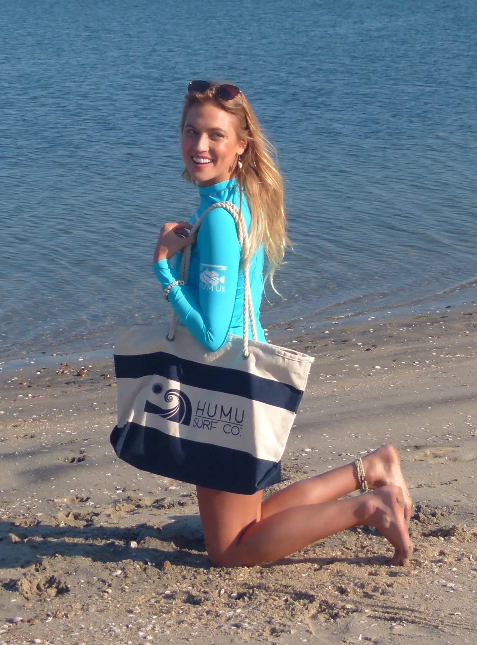 Nautical Canvas Tote Bag sold by Humu Surf product image thumbnail 4