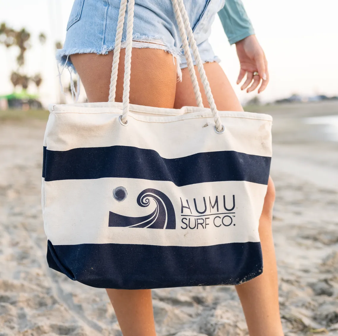 Nautical Canvas Tote Bag sold by Humu Surf product image thumbnail 2