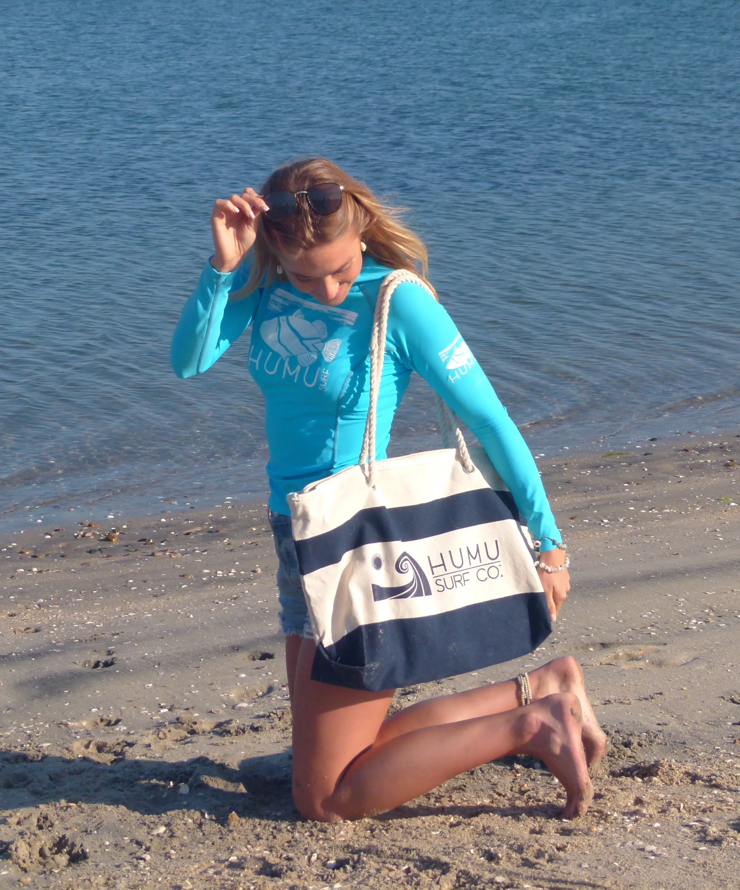 Nautical Canvas Tote Bag sold by Humu Surf product image thumbnail 3