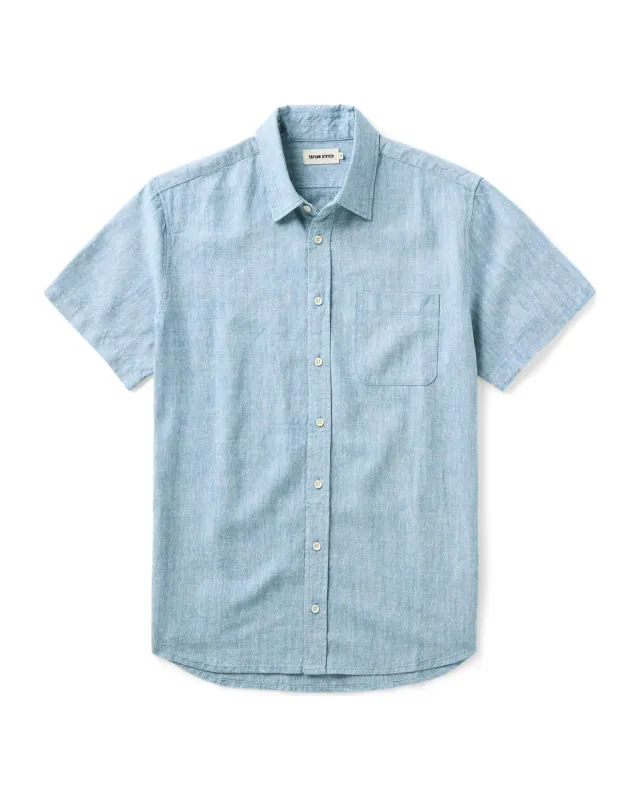 Taylor Stitch - The Short Sleeve California in Sky Hemp made by Taylor Stitch