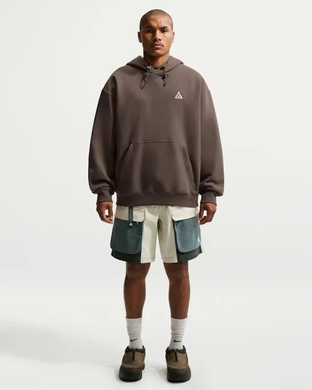 Nike ACG "Tuff Fleece" Pullover Hoodie - Brown made by Nike