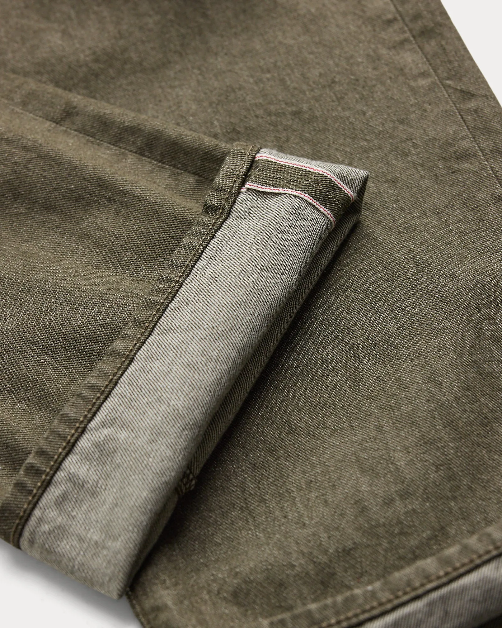 RRL Vintage 5-Pocket - Olive Selvedge Jean sold by Berkeley Supply product image thumbnail 5