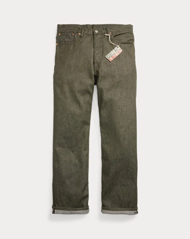 RRL Vintage 5-Pocket - Olive Selvedge Jean made by RRL