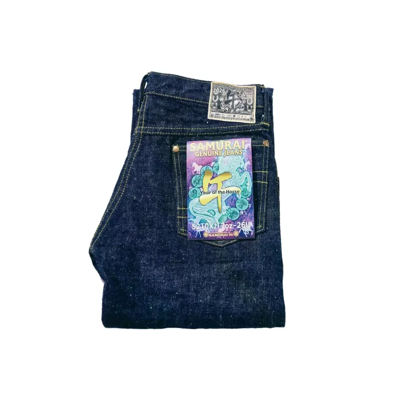 Samurai - S210XJ17oz-26U "Year of the Horse" Slim Straight made by Samurai Jeans
