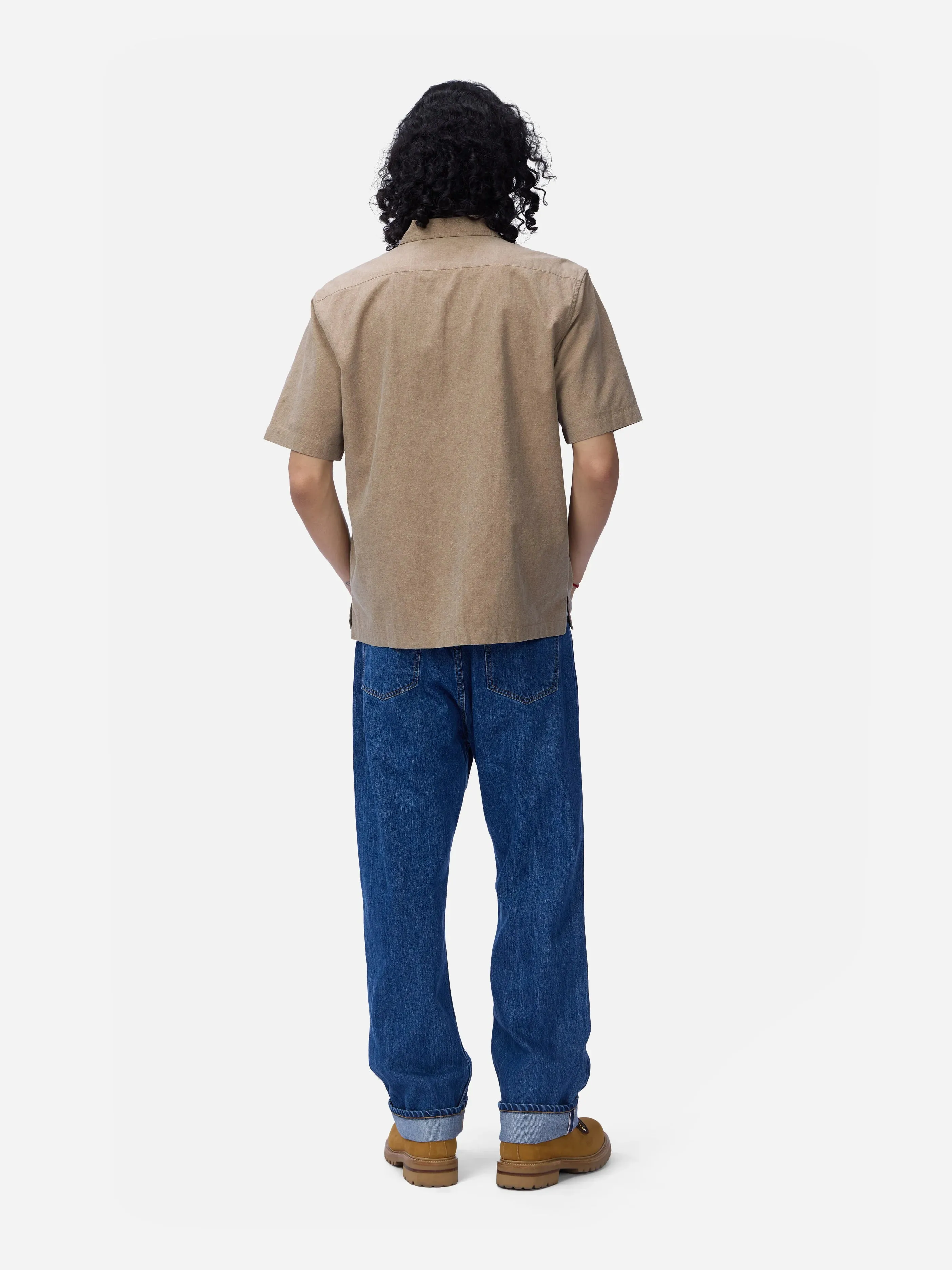 3sixteen Short Sleeve Workshirt - Brown Pigment Dye sold by Berkeley Supply product image thumbnail 4