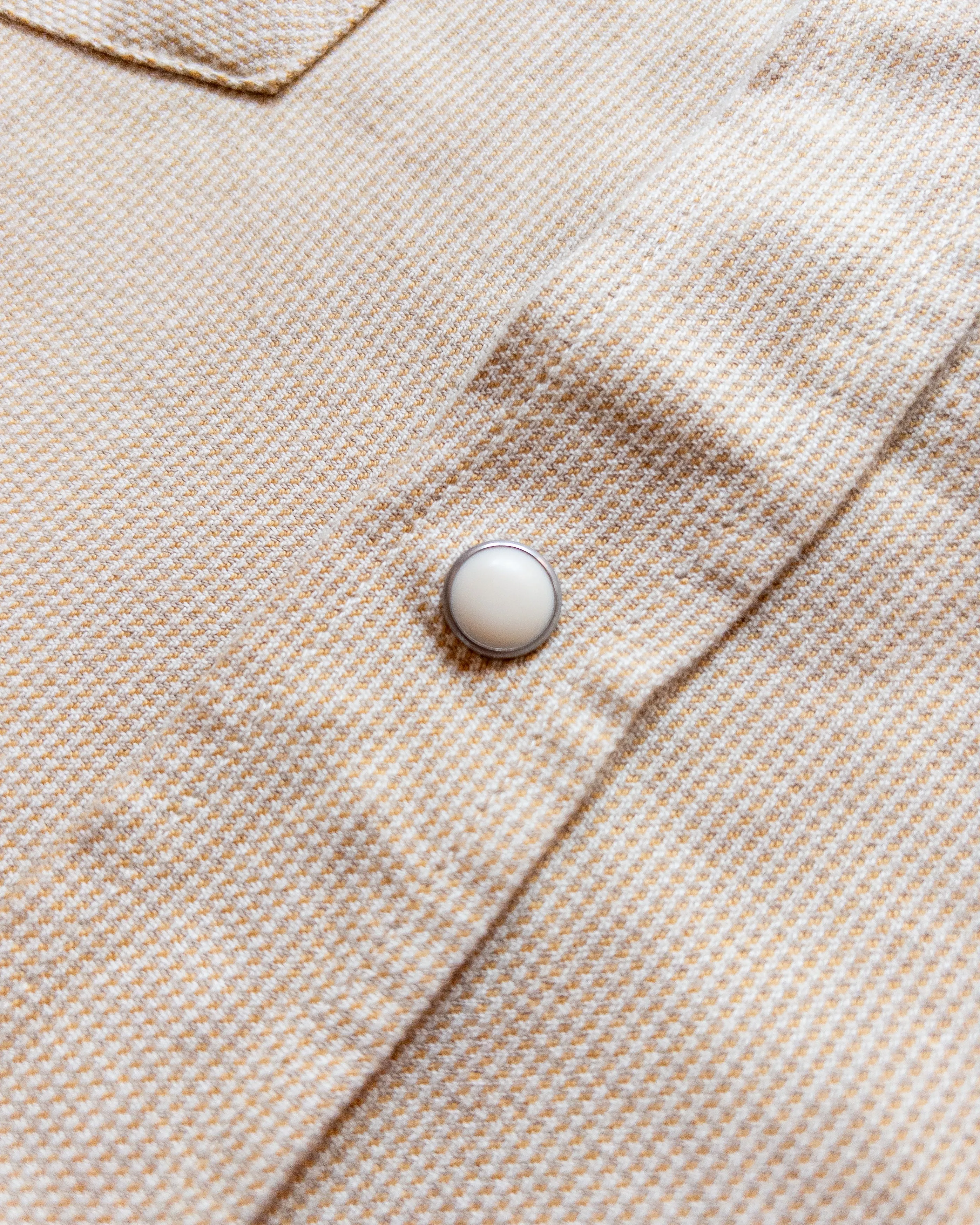 Wythe Vintage Tickweave Pearlsnap Shirt - Butterscotch sold by Berkeley Supply product image thumbnail 5