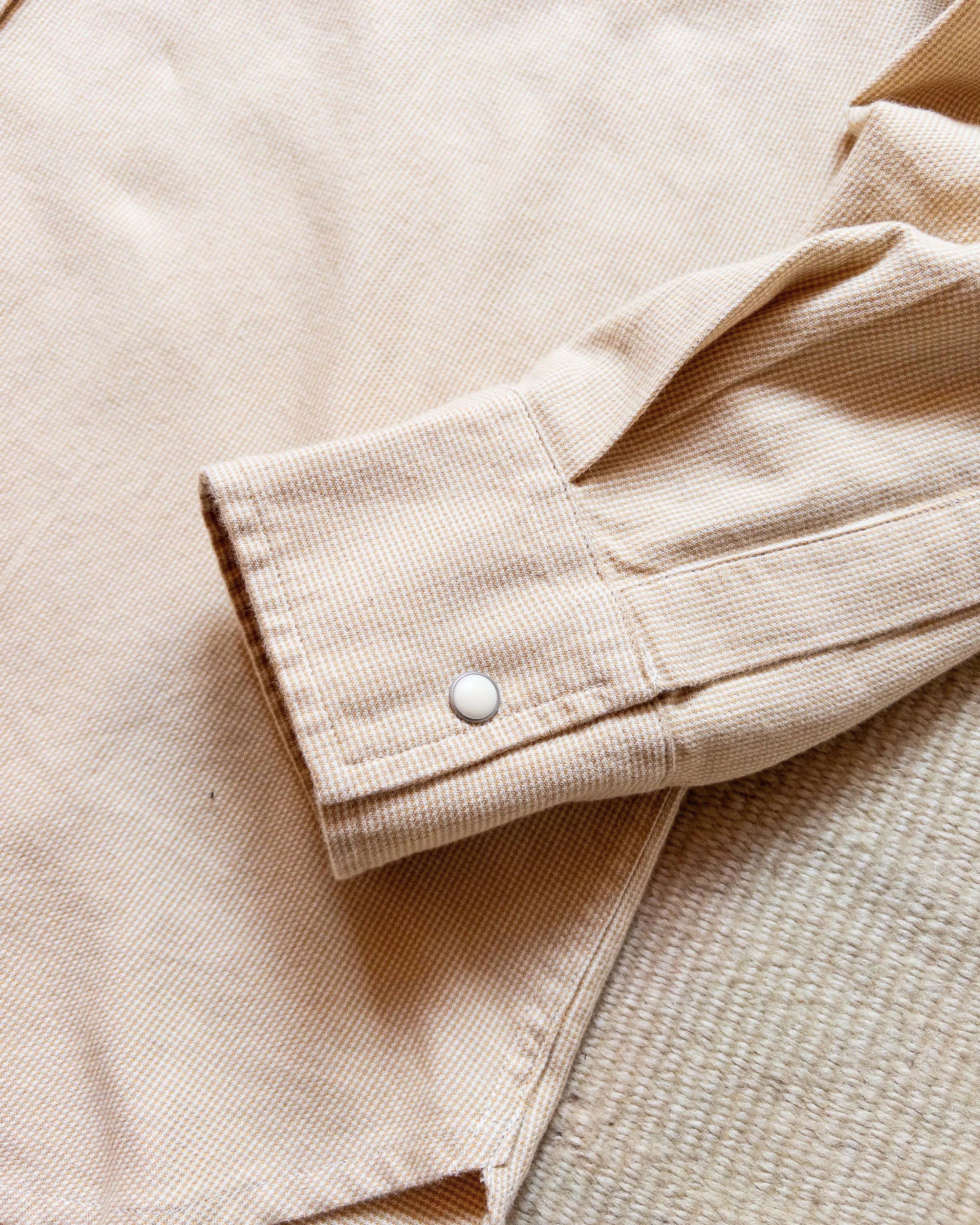 Wythe Vintage Tickweave Pearlsnap Shirt - Butterscotch sold by Berkeley Supply product image thumbnail 4