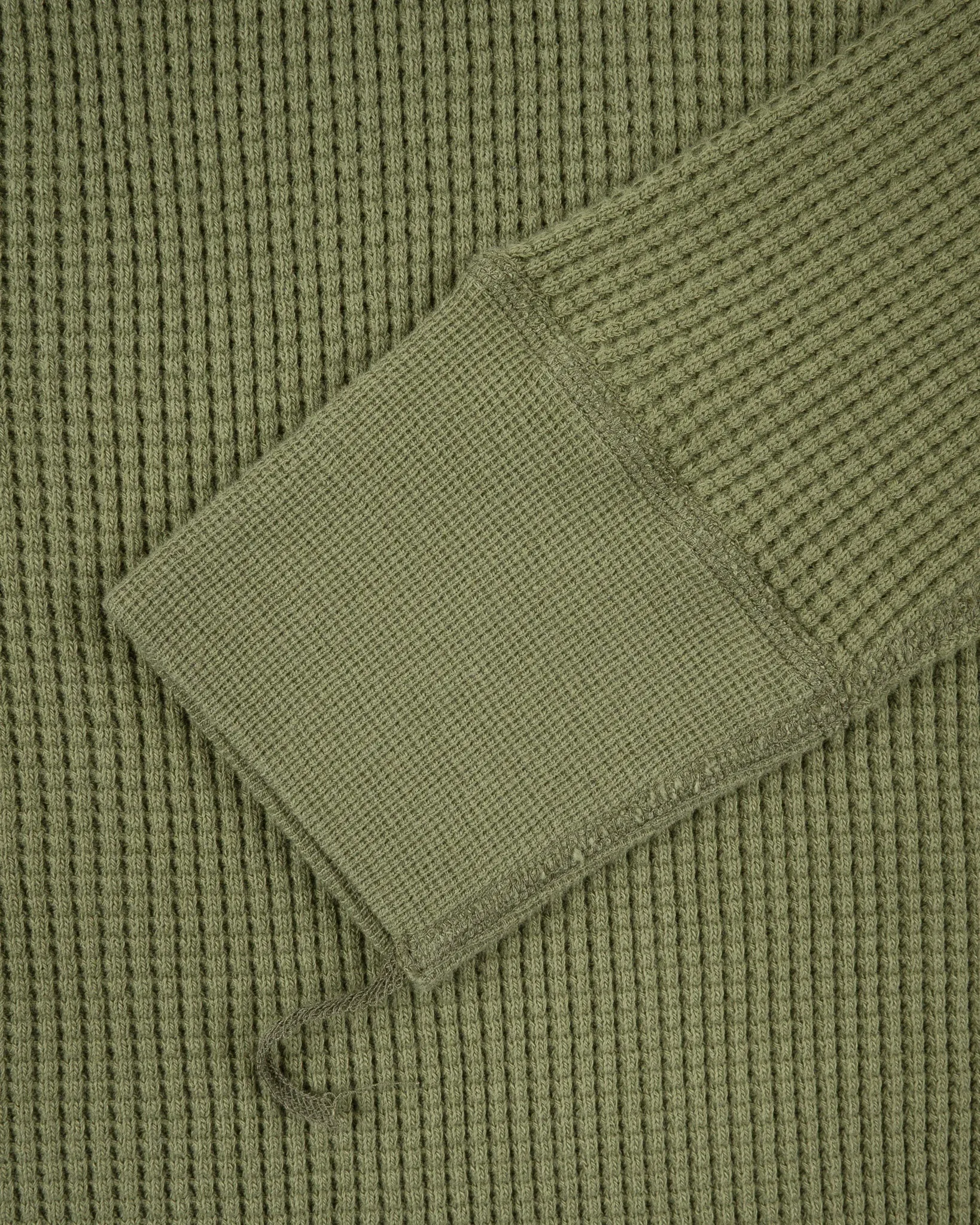 Iron Heart - Waffle Knit L/S Crewneck Thermal - Olive sold by Berkeley Supply product image thumbnail 3