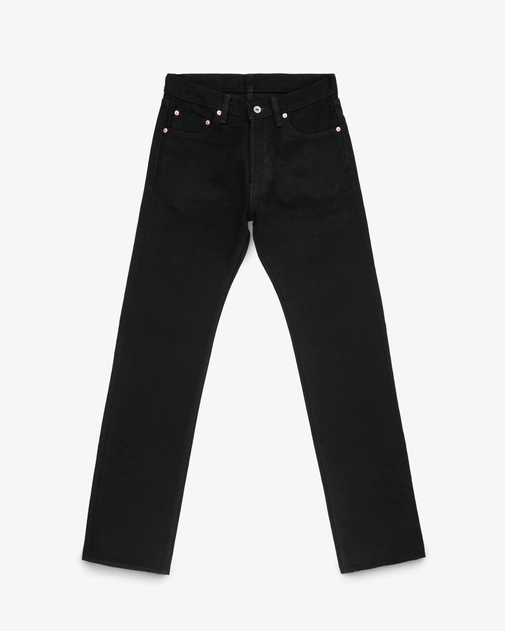 Iron Heart 634S 21oz Selvedge Denim Straight Cut Jeans - Superblack (Fades To Grey) sold by Berkeley Supply product image thumbnail 2