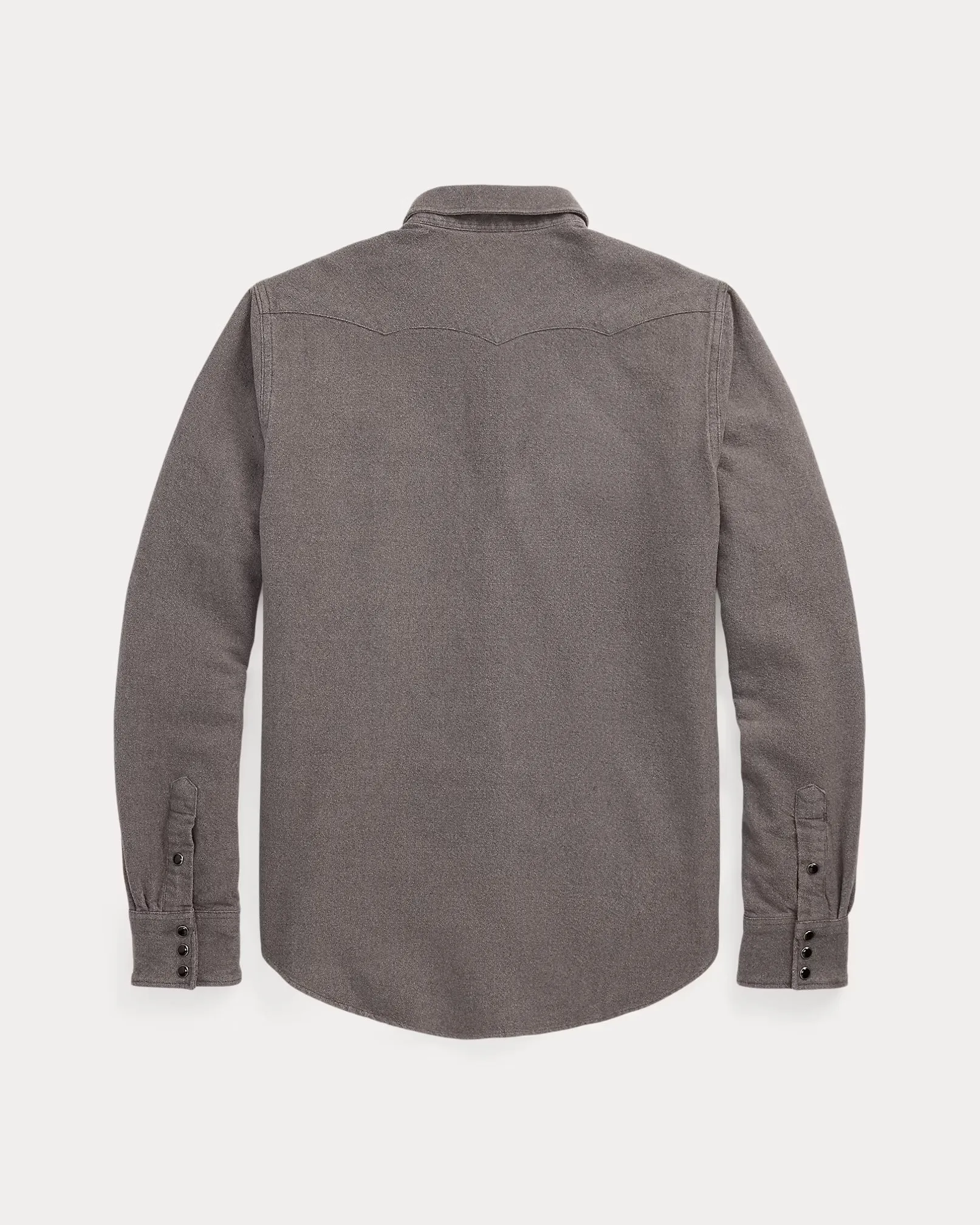 RRL Slim Fit Chamois Western Shirt - Heather Gray sold by Berkeley Supply product image thumbnail 2