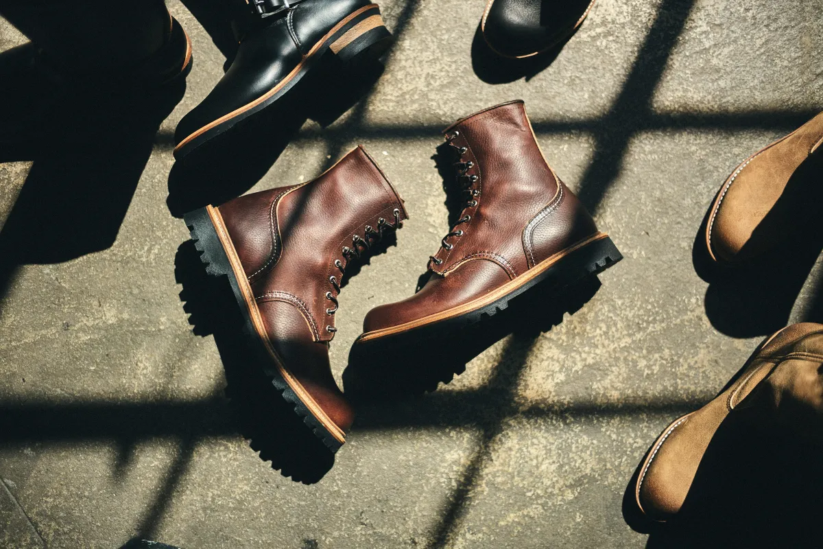 Red Wing Heritage 120th Anniversary Logger Boot in Briar Oil Slick - Style 4585 made by Red Wing Shoes