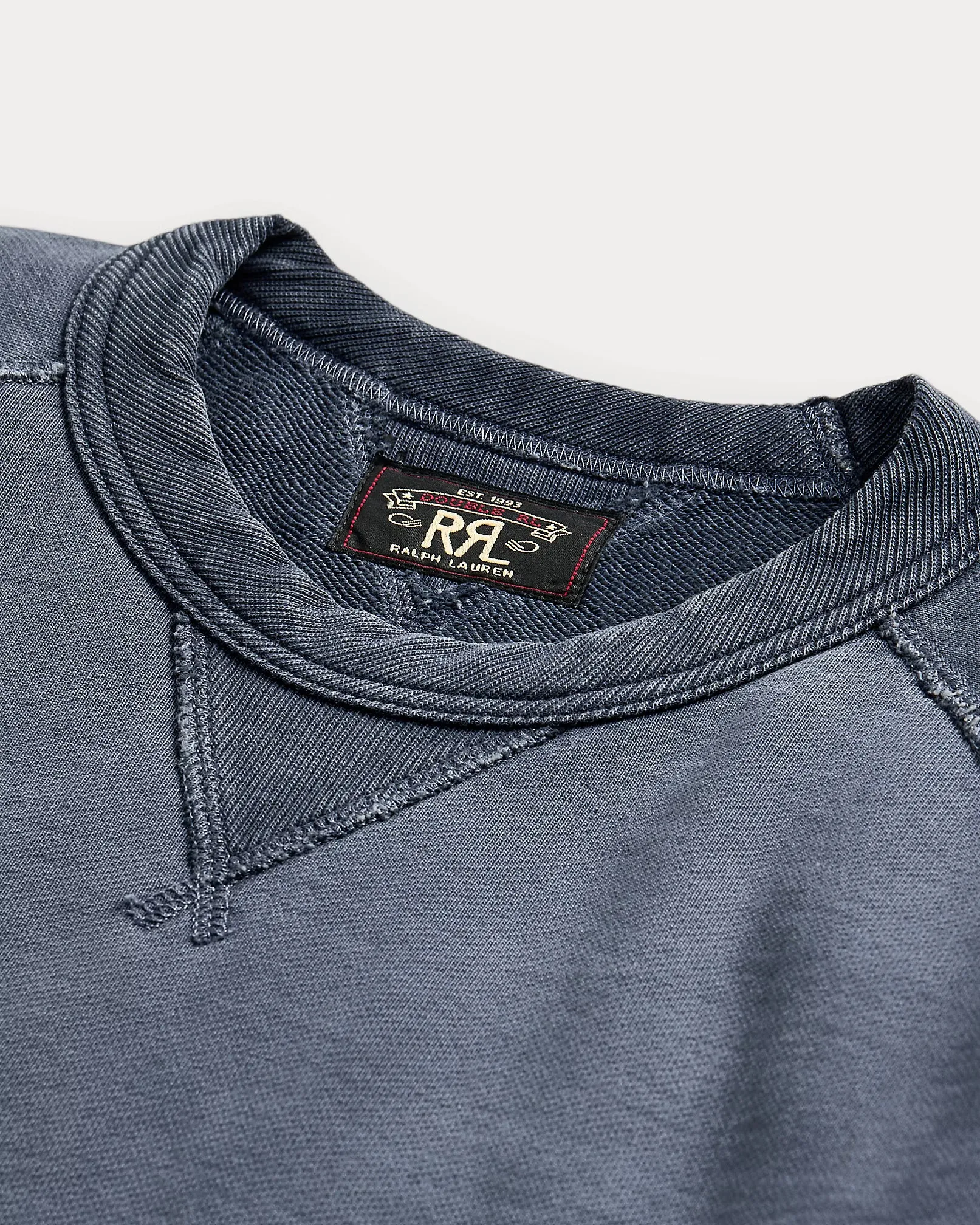 RRL Garment-Dyed French Terry Sweatshirt - Navy sold by Berkeley Supply product image thumbnail 3