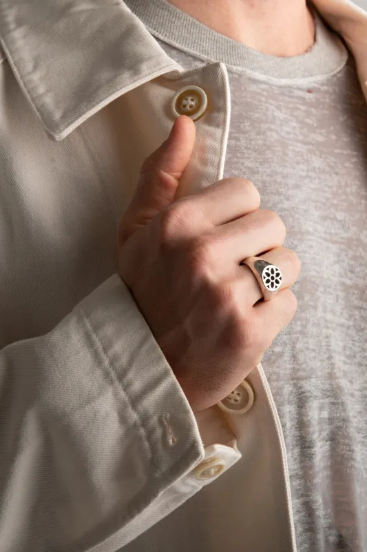 GOOD ART Signet Ring - Rosette made by Berkeley Supply