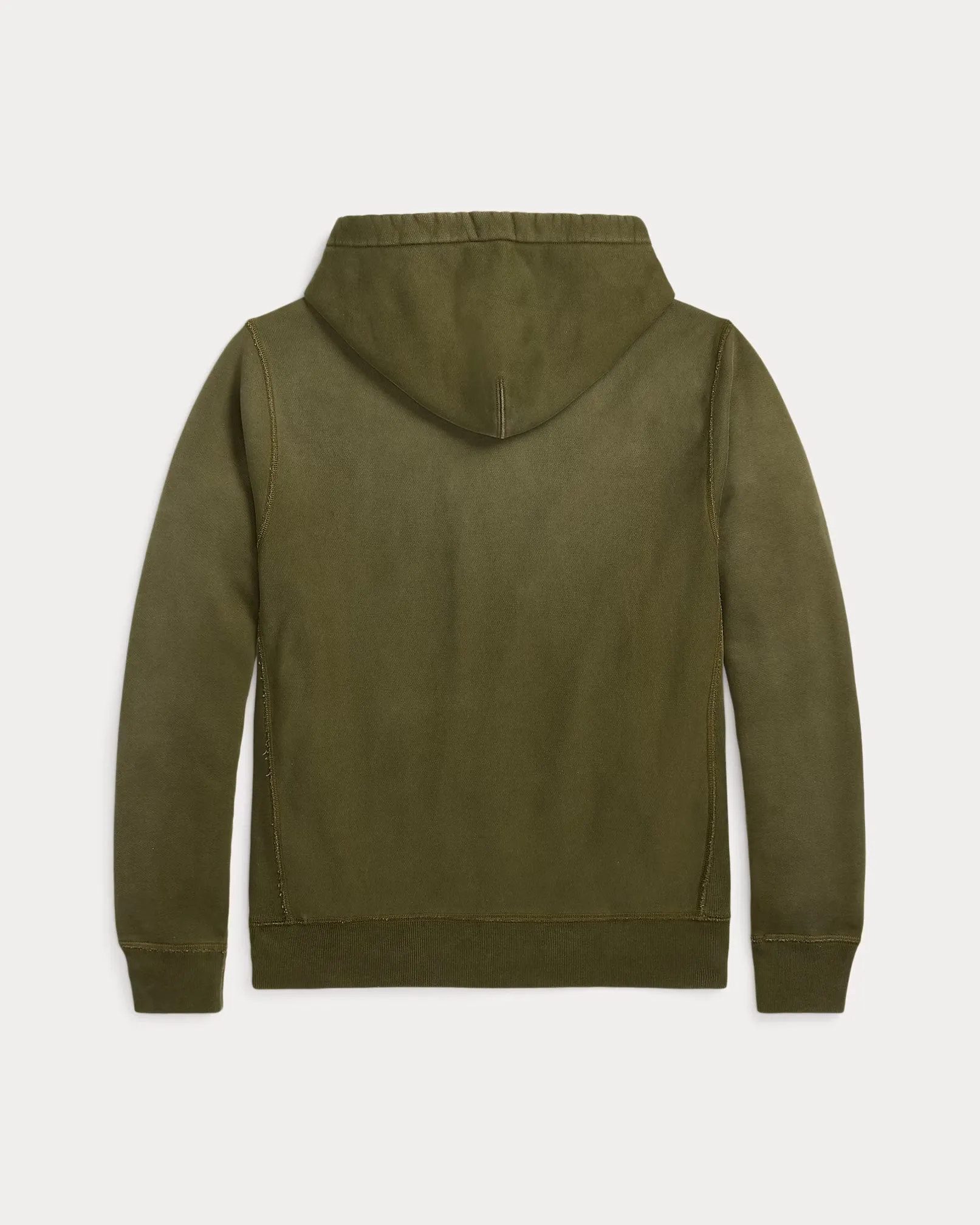 RRL Garment-Dyed Fleece Hoodie - Olive sold by Berkeley Supply product image thumbnail 2