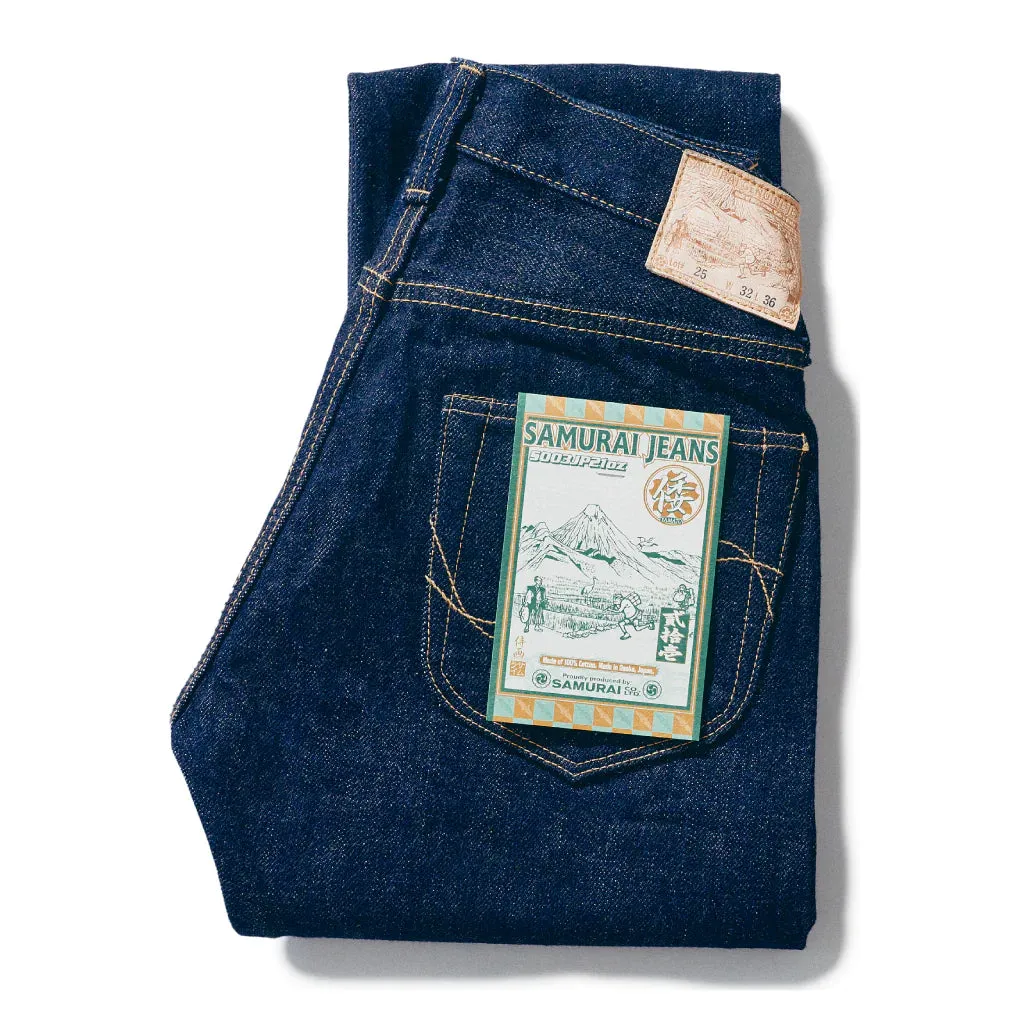 Samurai Yamato Slim Straight - S003JP 21oz jeans Indigo sold by Berkeley Supply