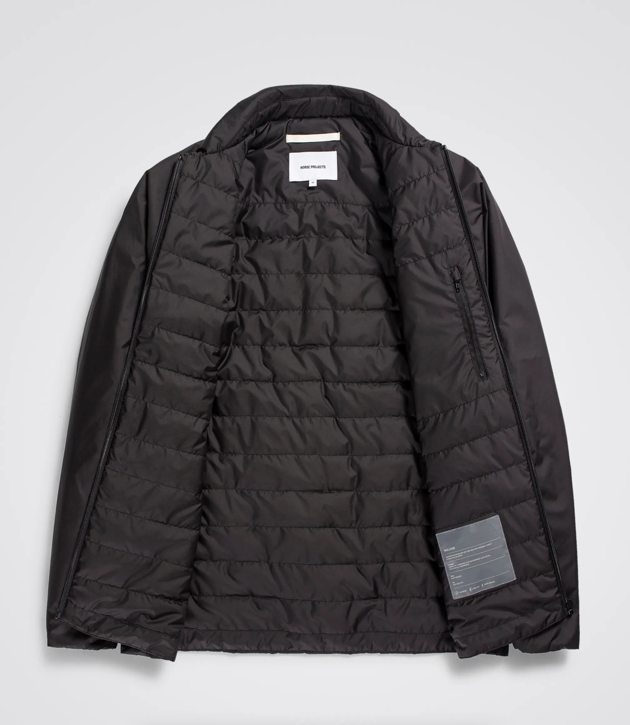 Norse Projects Osa Light Pertex Shirt Jacket - Black sold by Berkeley Supply product image thumbnail 4