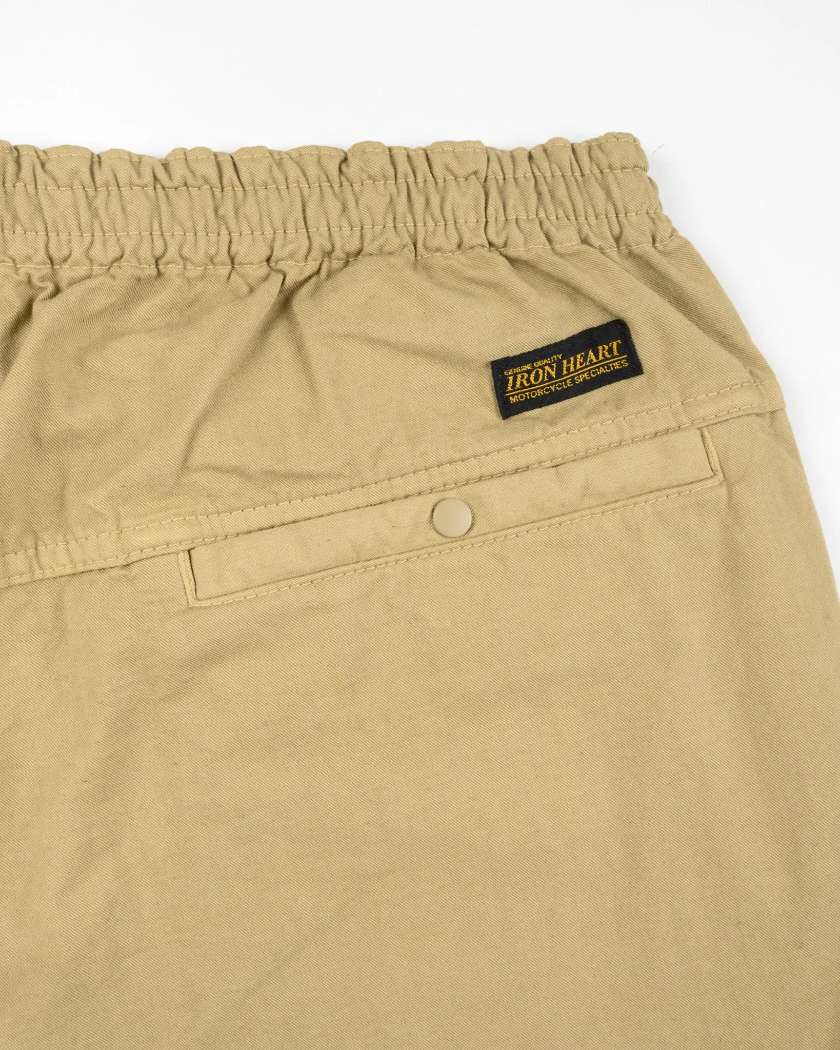 Iron Heart - Cotton Easy Shorts - Khaki sold by Berkeley Supply product image thumbnail 3