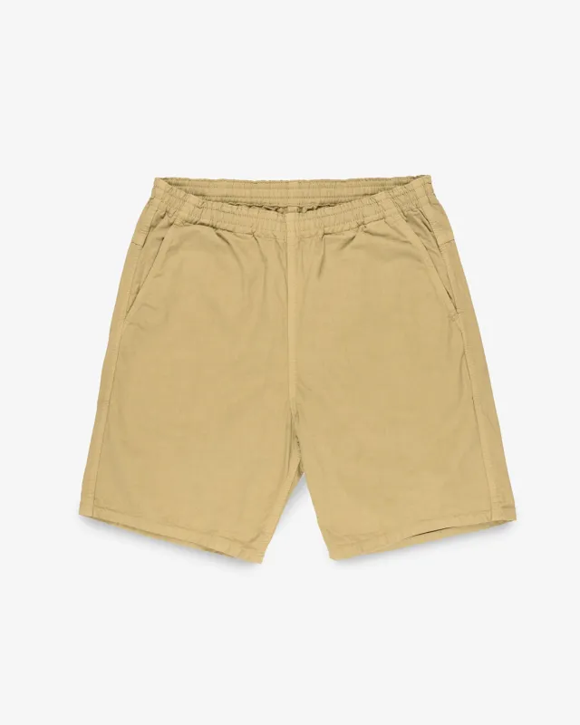 Iron Heart - Cotton Easy Shorts - Khaki made by Iron Heart