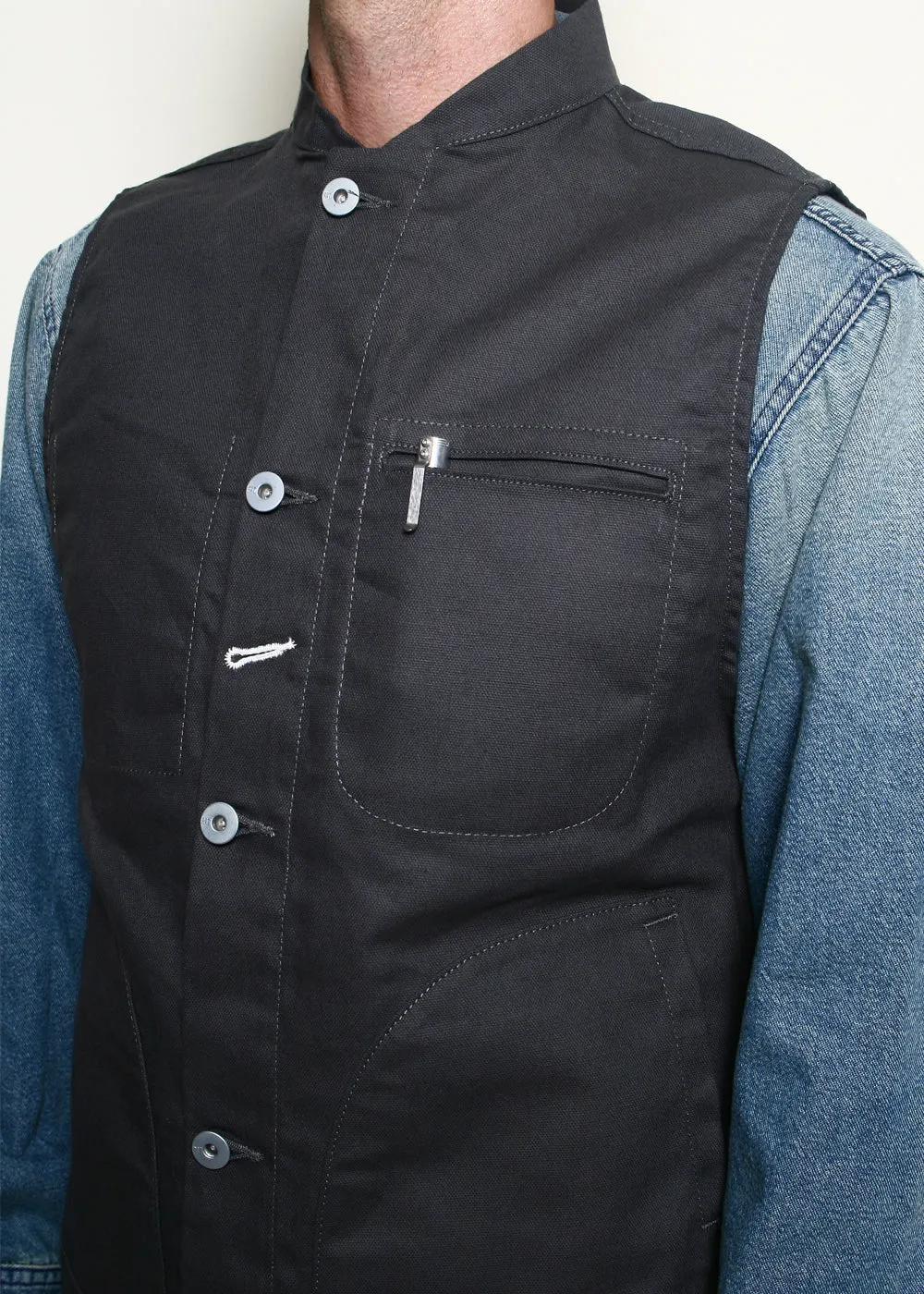 Rouge Territory Dry Wax Canvas Supply Vest - Grey sold by Berkeley Supply product image thumbnail 2