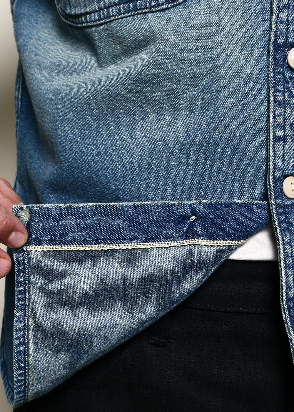 Rogue Territory Field Shirt - Washed Out Indigo sold by Berkeley Supply product image thumbnail 4