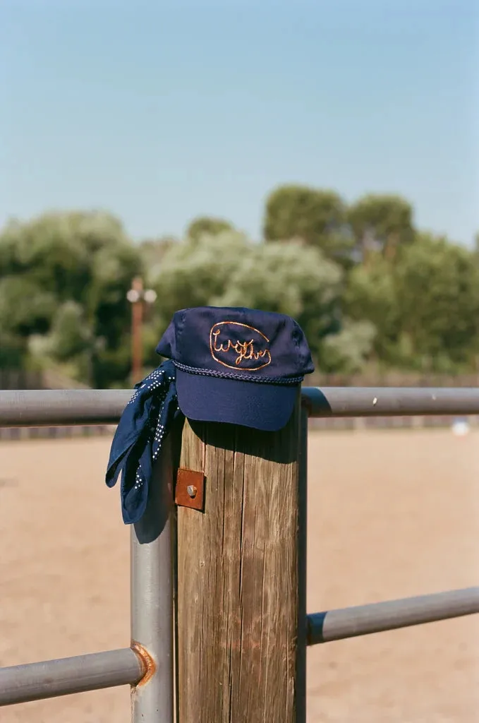 Wythe Indigo Discharge Selvedge Bandana - Indigo sold by Berkeley Supply product image thumbnail 3