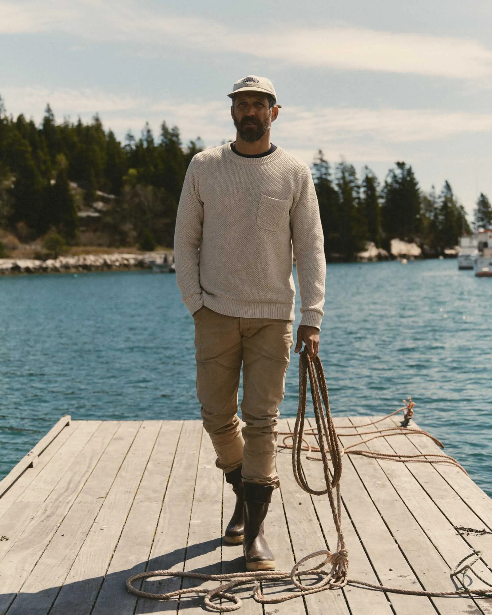 Taylor Stitch Crawford Crew Sweater - Marled Natural sold by Berkeley Supply product image thumbnail 2