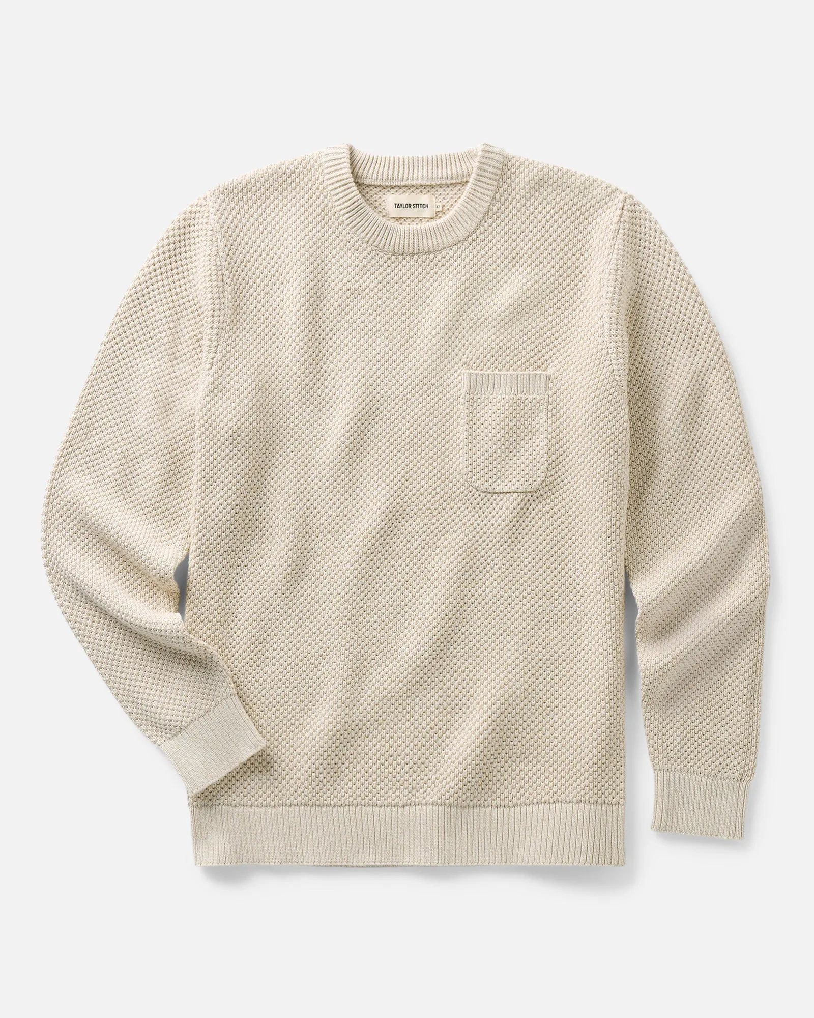 Taylor Stitch Crawford Crew Sweater - Marled Natural sold by Berkeley Supply