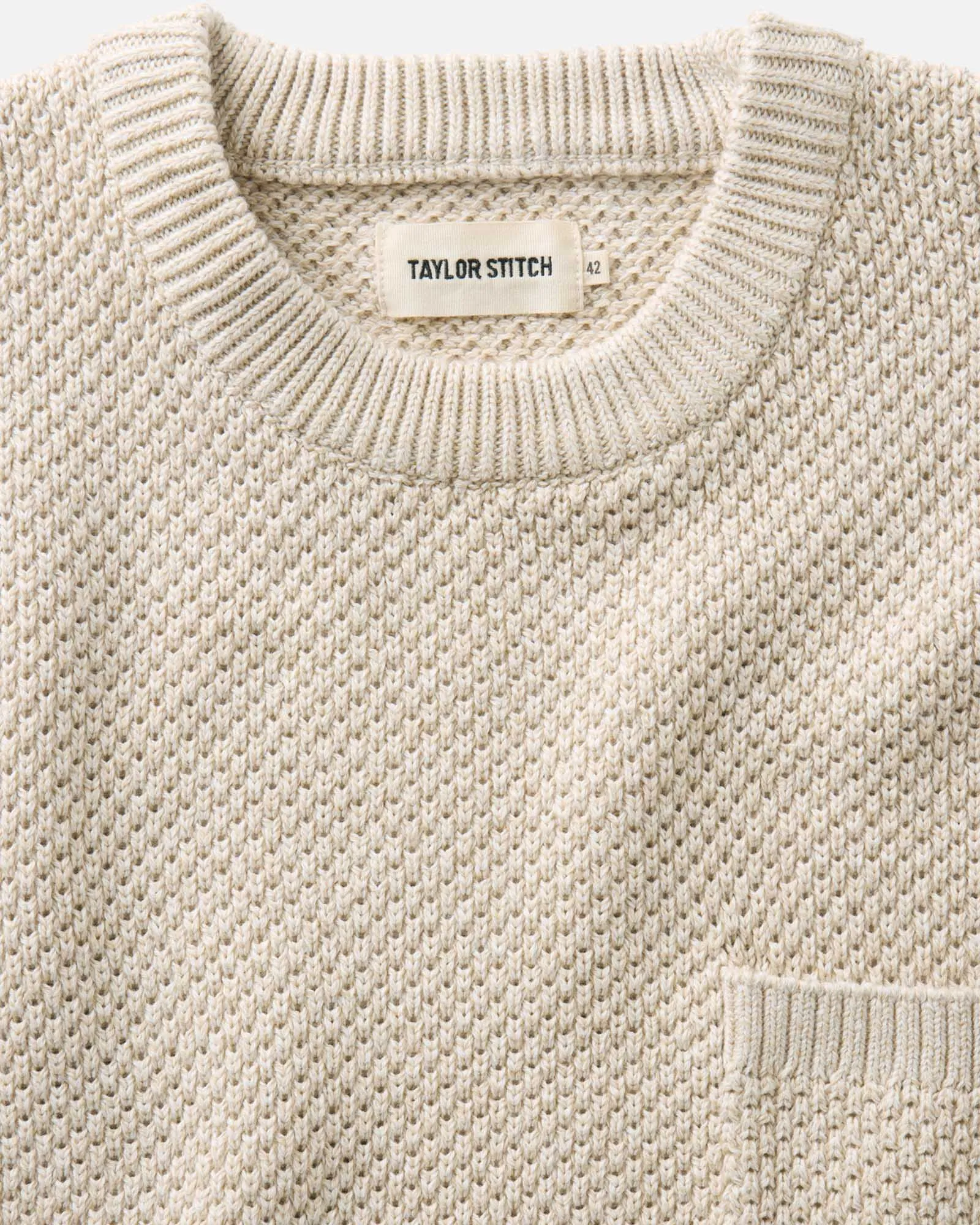 Taylor Stitch Crawford Crew Sweater - Marled Natural sold by Berkeley Supply product image thumbnail 5
