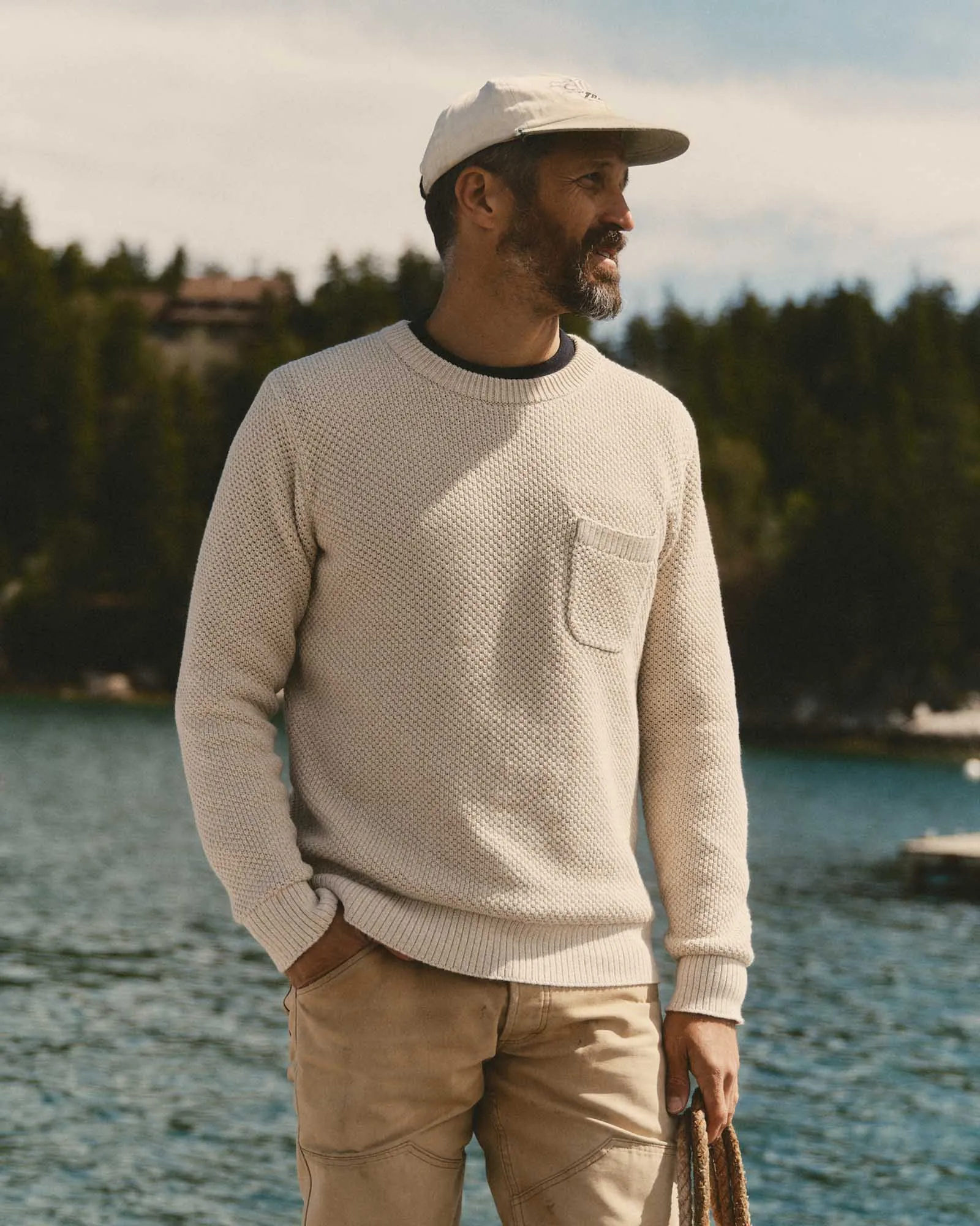Taylor Stitch Crawford Crew Sweater - Marled Natural sold by Berkeley Supply product image thumbnail 4