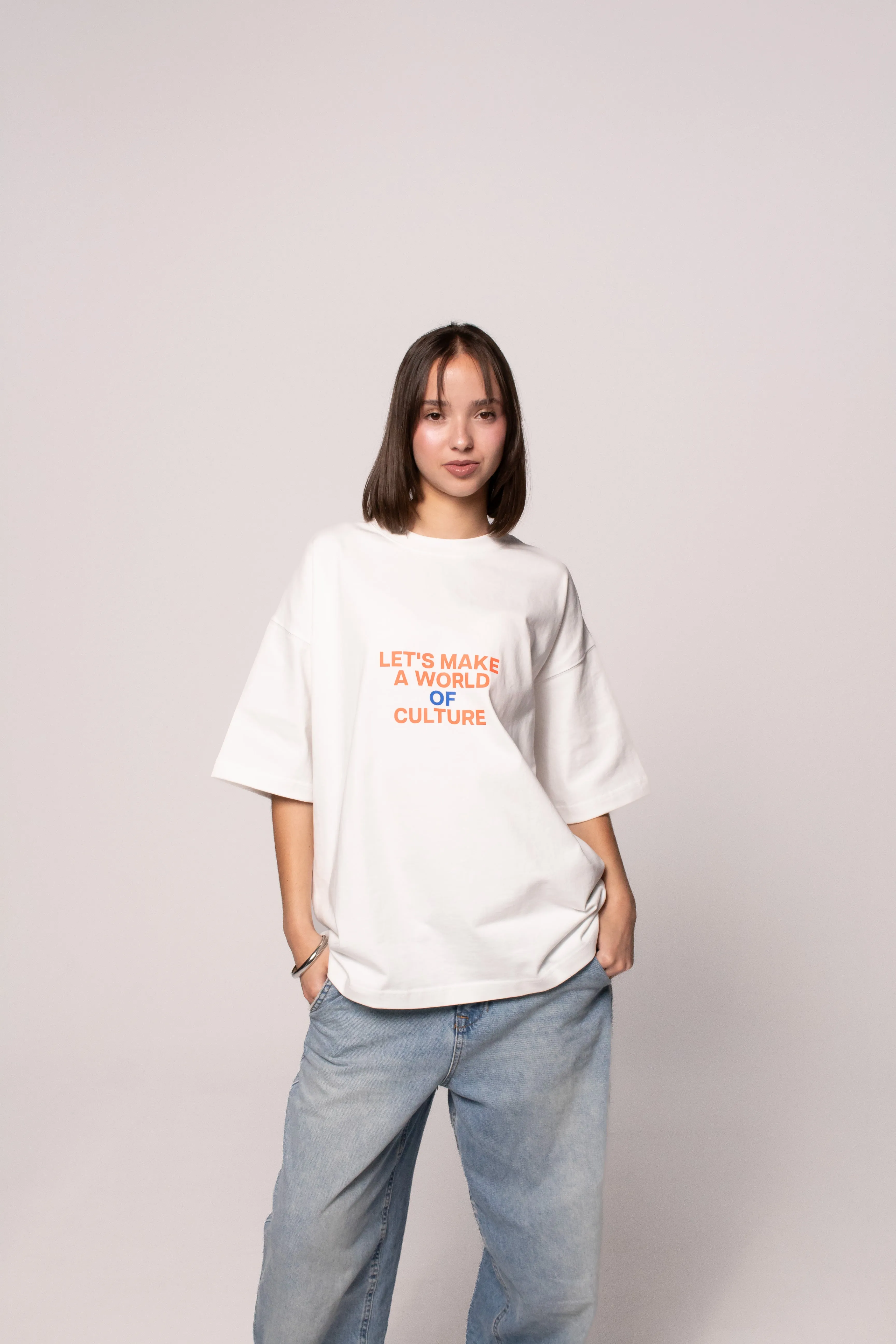 Make a World Tee sold by Couture Studios product image thumbnail 3