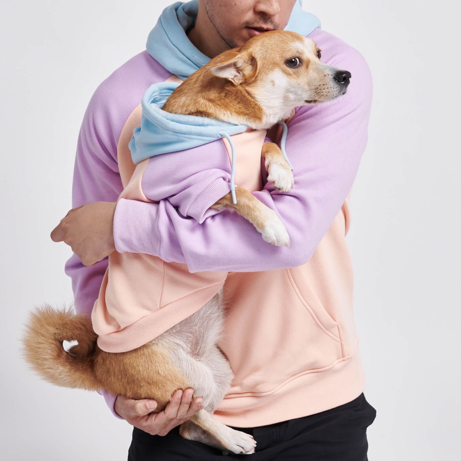 Cotton Candy Human Hoodie sold by Spark Paws product image thumbnail 3