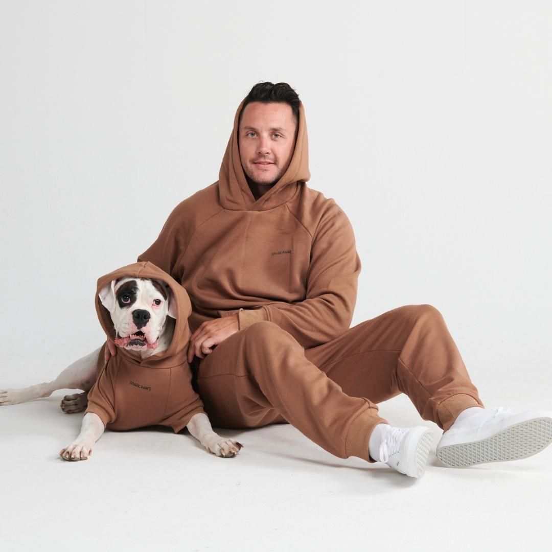 Essential Sweatpant - Chestnut Brown (SIZE M & L) sold by Spark Paws product image thumbnail 4