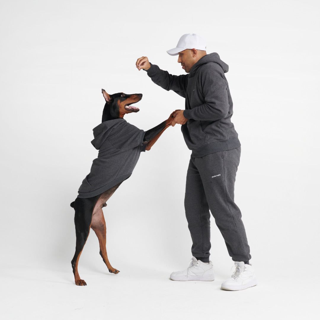 Essential Human Hoodie - Dark Grey sold by Spark Paws product image thumbnail 3