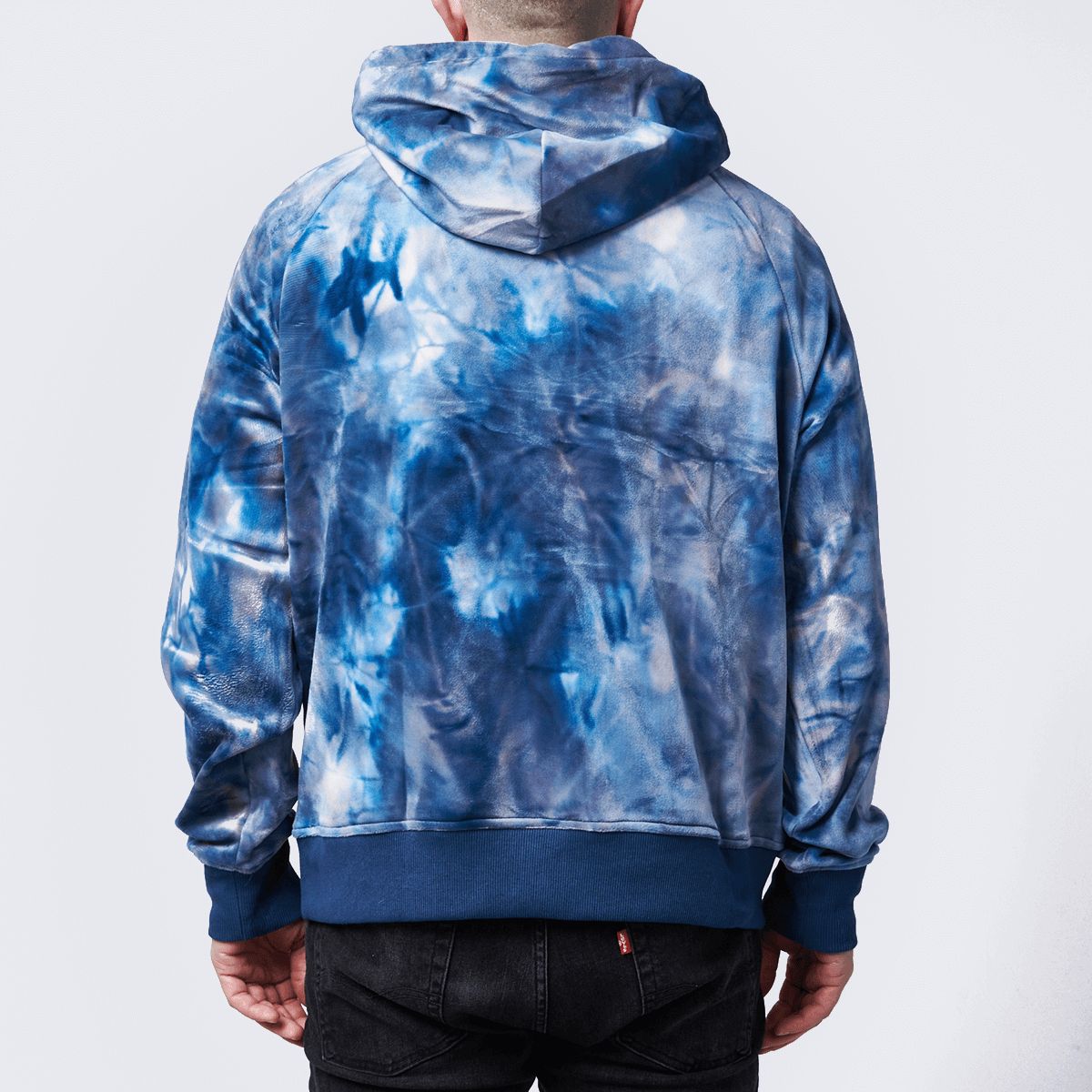 Velvet Human Hoodie - Sapphire Blue sold by Spark Paws product image thumbnail 3