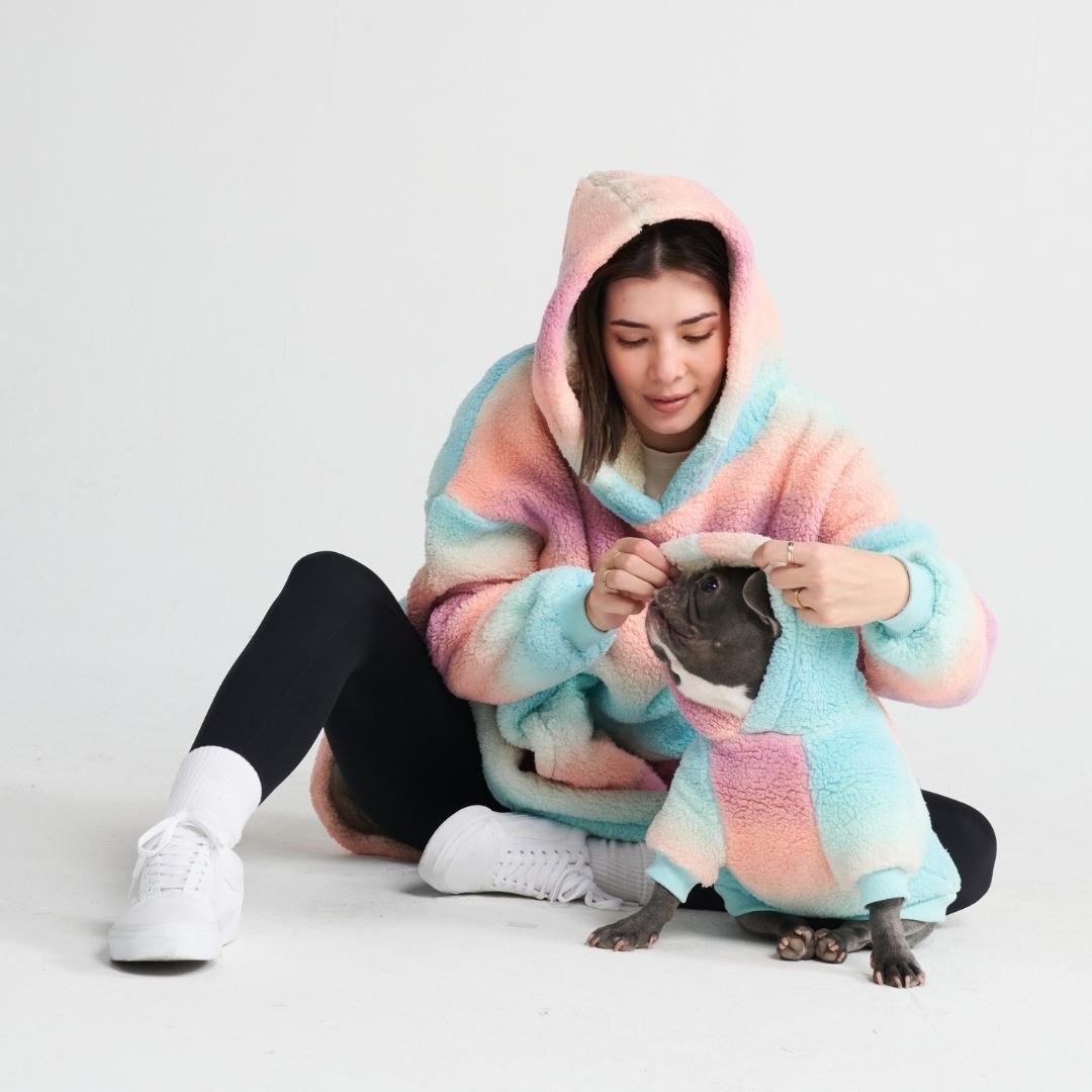Fluffdreams Oversized Human Hoodie - Pastel Icing sold by Spark Paws product image thumbnail 5